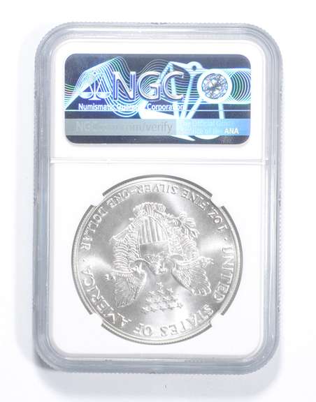 MS70 1986 American Silver Eagle - Graded NGC