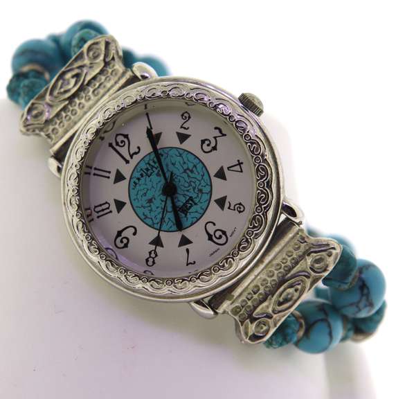 Sterling Silver Explraes Turquoise Watch