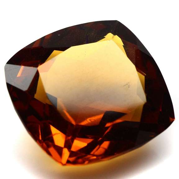 Stunning 24.73ct deep Madeira created Citrine