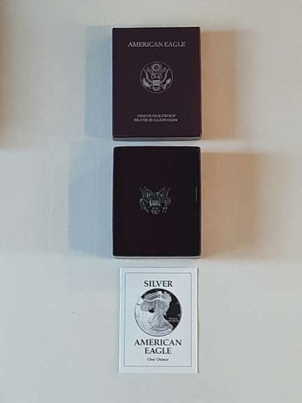 Better 1993 Proof Silver Eagle With Box and Paper