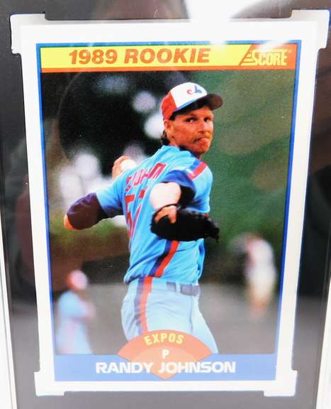 Randy Johnson Baseball Card, Mint 9