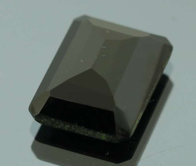 Diamond black 9.25ct emerald cut Onyx