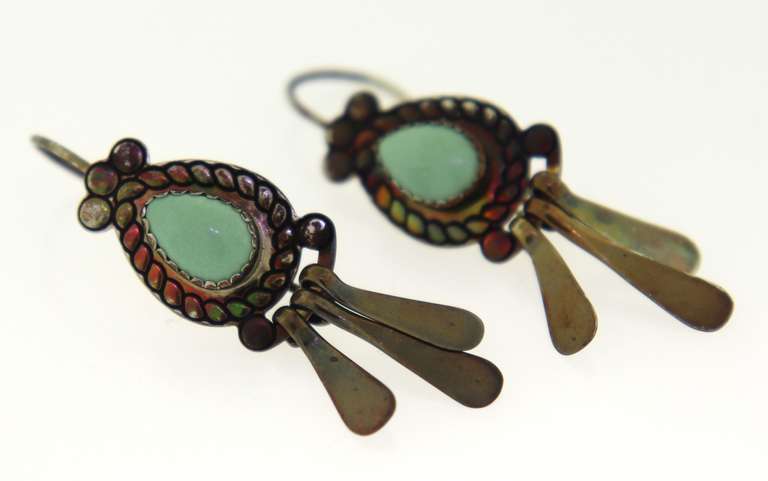 Sterling Silver Native American Earrings