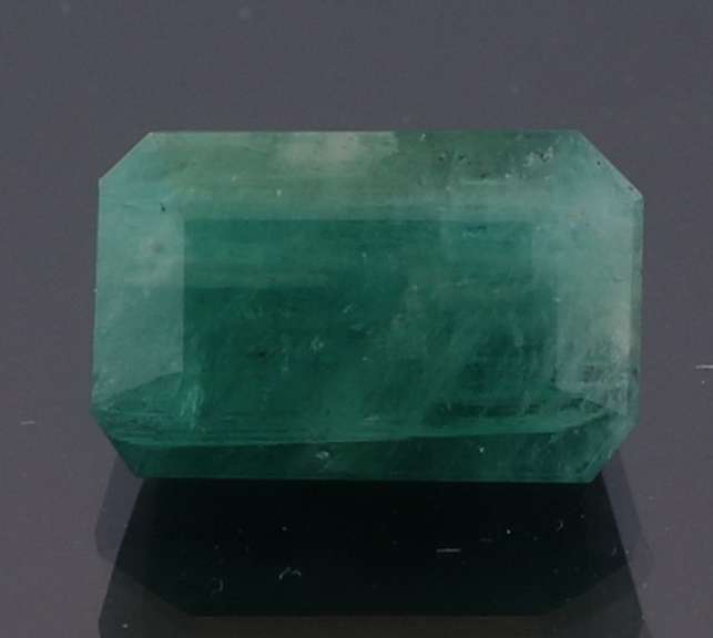 Huge 5.46ct unheated blue green Colombian Emerald