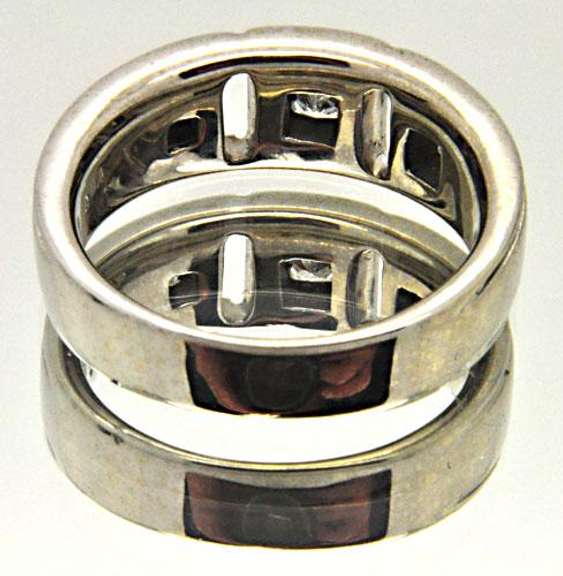 MEN'S 14K WHITE GOLD DIAMOND BAND