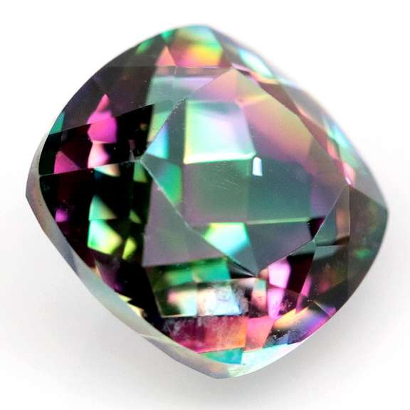 Brilliant multi-color 10mm 4.12ct Mystic Quartz
