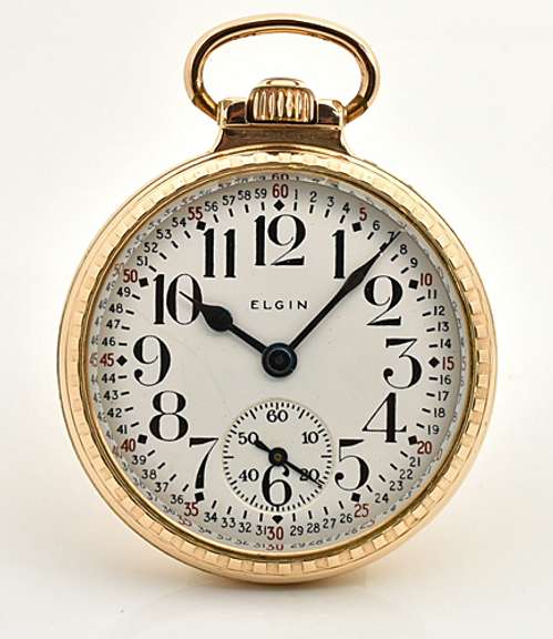 Beautiful Elgin Gold Filled Pocket Watch