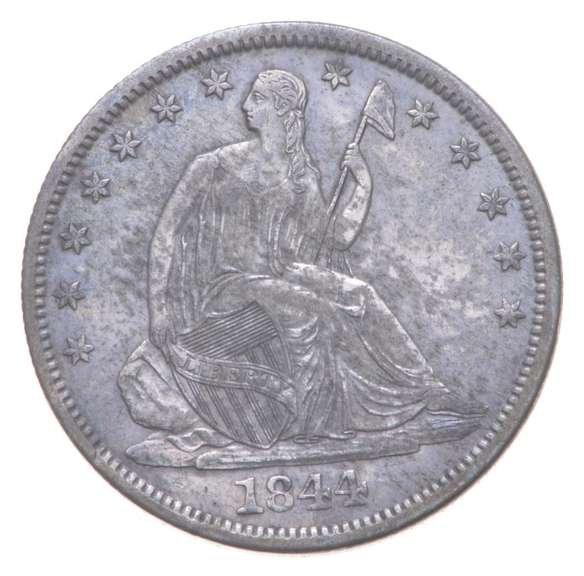 1844-O Seated Liberty Half Dollar