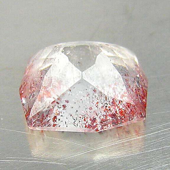 Collectors 5.27ct faceted Strawberry Quartz