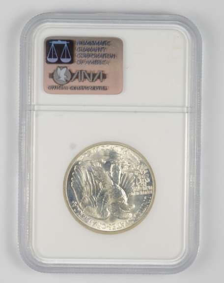 MS66 1942-D Walking Liberty Half Dollar - CAC - Graded NGC