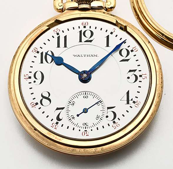 Handsome Waltham Gold Filled Pocket Watch