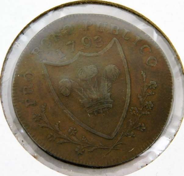 1793 South Wales Farthing Token