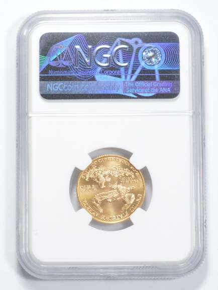 MS69 1998 $10.00 American Gold Eagle 1/4 Oz .999 Fine Gold - NGC