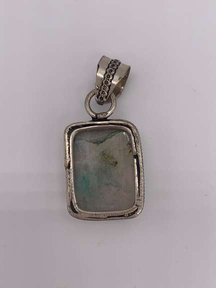 Gorgeous Natural Gemstone Silver Pendant