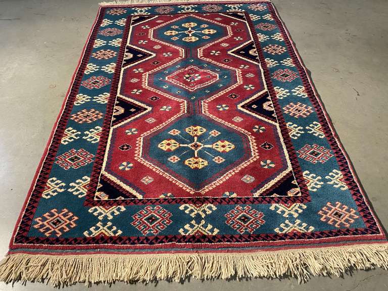 EXQUISITE VINATAGE TURKISH RUG 4.1x6