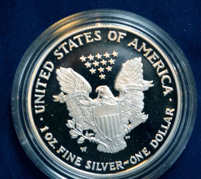 2007 Proof American Silver Eagle, CAPSUL ONLY