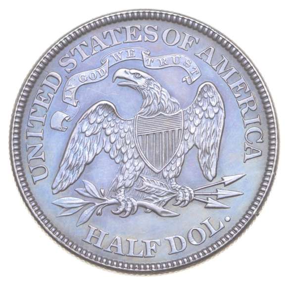 1870 Seated Liberty Half Dollar