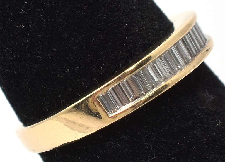Flashy Diamond Band in 14KT Yellow Gold