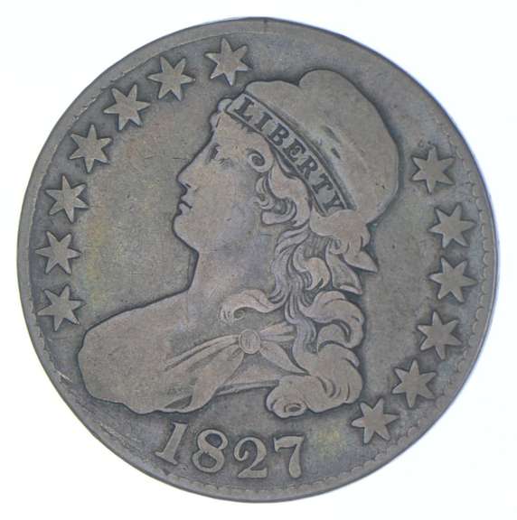 1827 Capped Bust Half Dollar