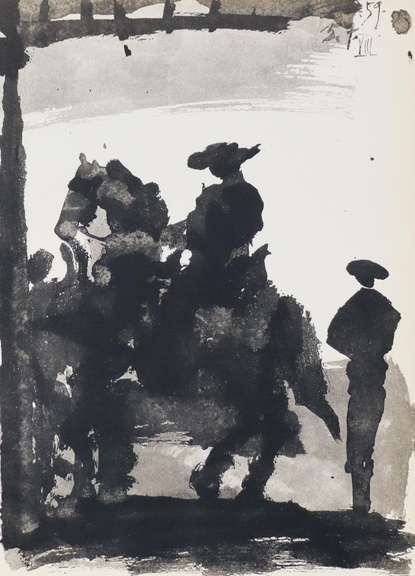 PABLO PICASSO UNTITLED (5.7.59 VIII)  1961