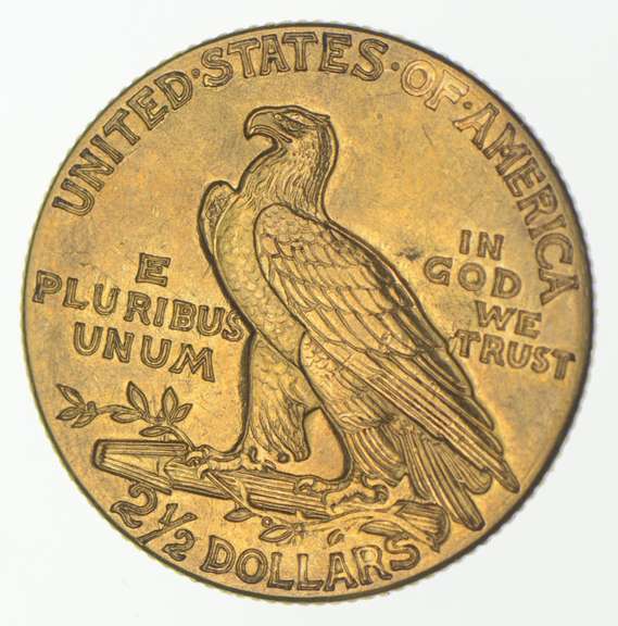 1912 $2.50 Indian Head Gold Quarter Eagle
