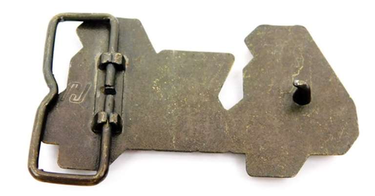 Vintage Brass 4 X 4 Belt Buckle