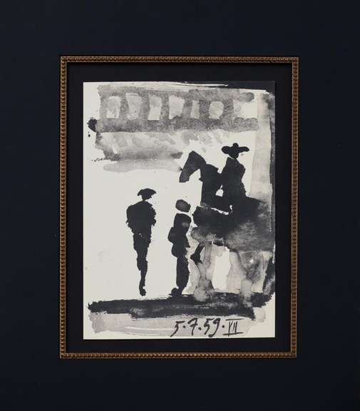 PABLO PICASSO UNTITLED (5.7.59 VII) 1961
