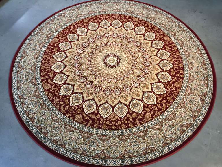 STUNNING PREMIUM  PERSIAN DOME DESIGN ROUND RUG 8x8