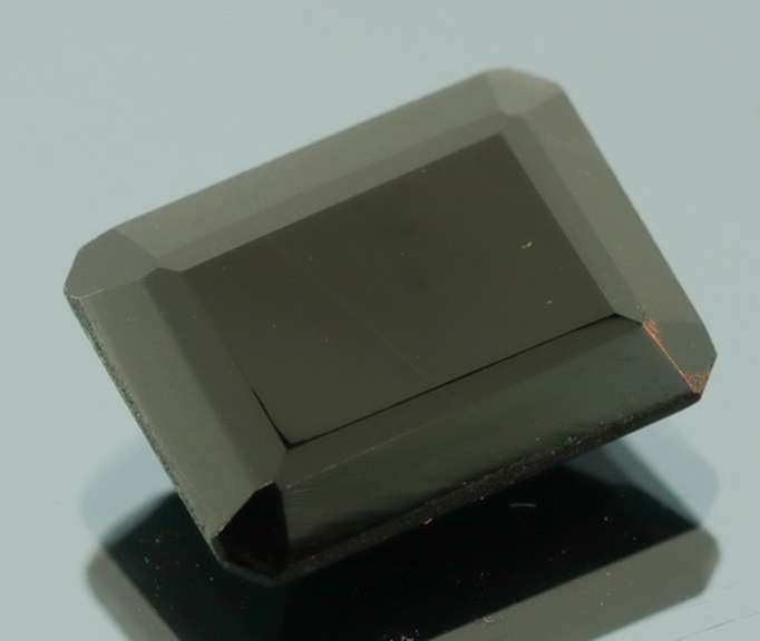 Diamond black 9.25ct emerald cut Onyx