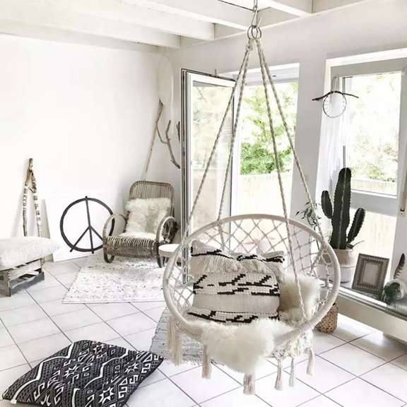 Cotton Hammock Chair Swing Hang Seat