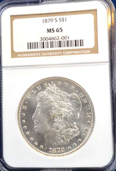 1879 S NGC MS 65 Morgan Dollar