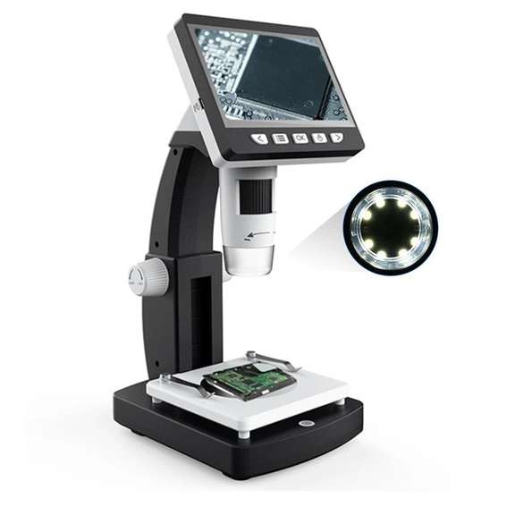 4.3 inches HD 1080P Desktop LCD Digital Microscope