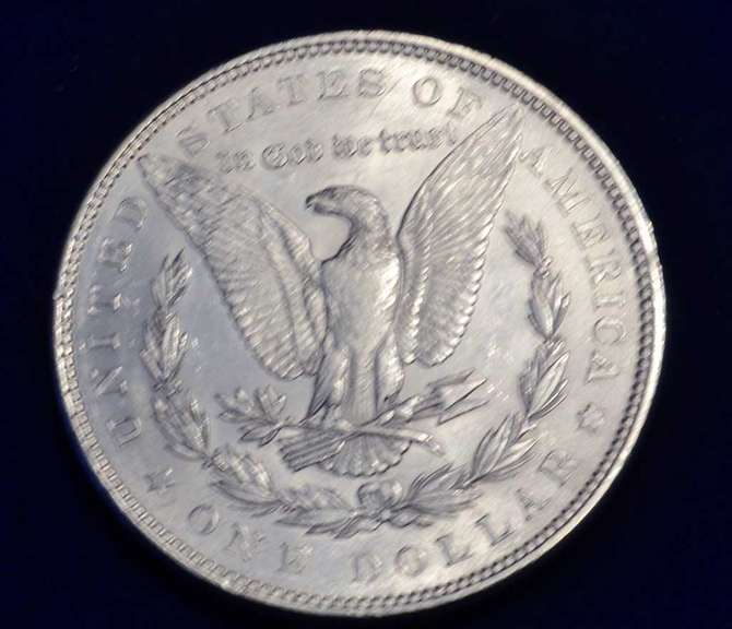 1879 Flashy Front Morgan Dollar AU/BU