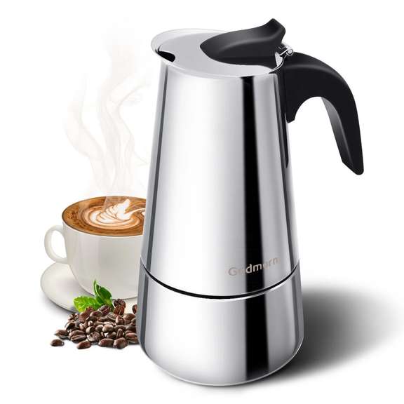 Stovetop Espresso Maker 300ml Stainless Steel