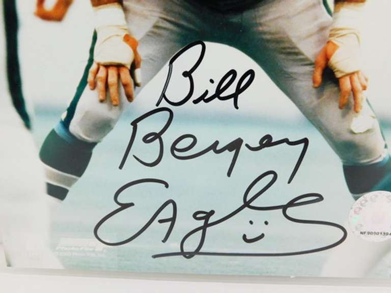 Bill Bergey, Eagles Autographed Photo w/Hologram