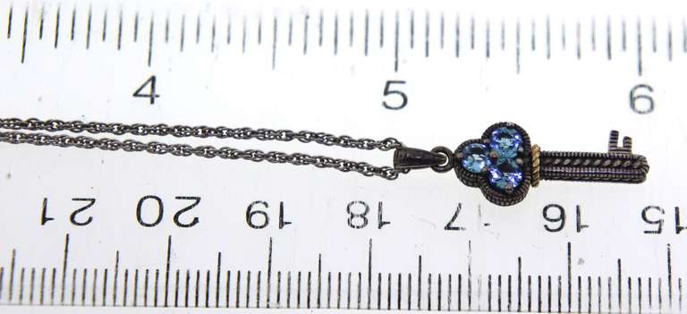 Sterling Silver Key Pendant on Chain