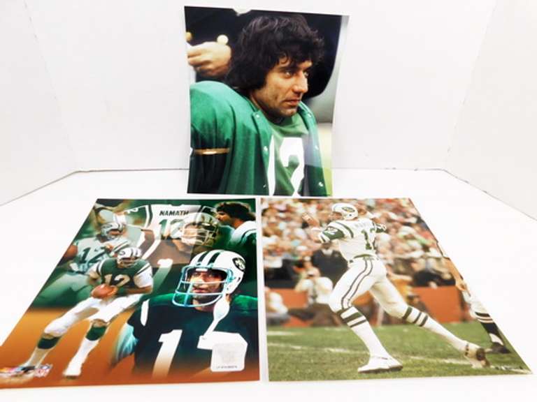 3 Joe Namath Color Photos