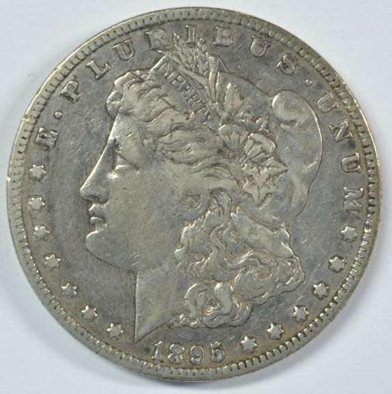 A Rare 1895-O Morgan Silver Dollar in XF