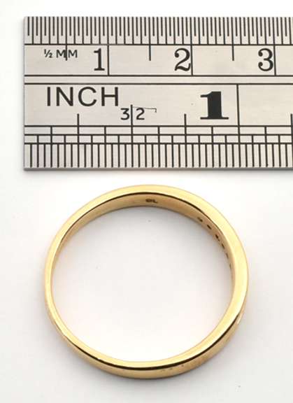 Man's Thin Channel Set Diamond Band