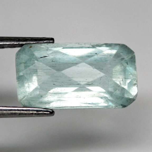 Checkerboard top 3.44ct untreated Aquamarine