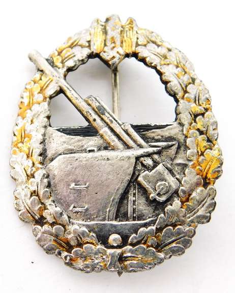 German Nazi Artillery Pin Tinnie