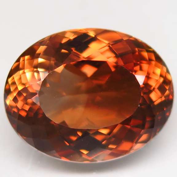 Exquisite 22.30ct whiskey red Imperial Topaz