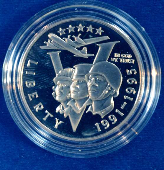 4-1991-1995 WWII Proof Commem 50c , OGP