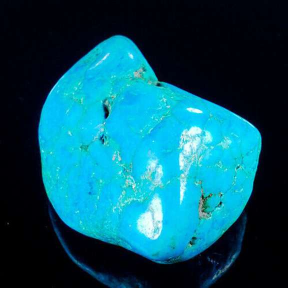 Heavy 114.95ct classic blue unshaped Turquoise