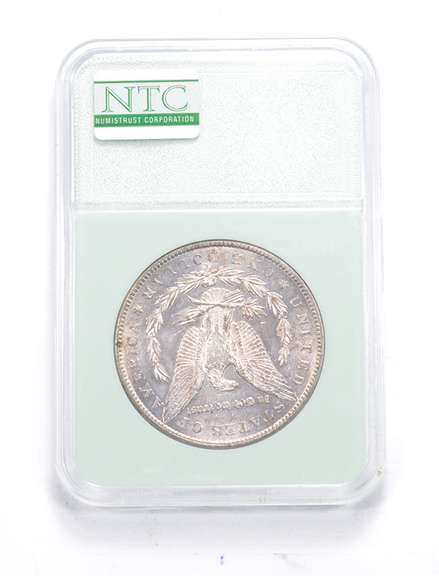 MS63 1879-CC Morgan Silver Dollar - Capped CC - Graded NTC