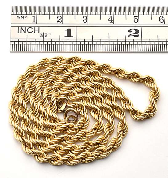 Popular 4 mm Rope Necklace