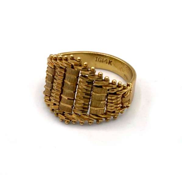 Flexible Woven 14kt Band