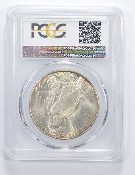 MS65 1928-S Peace Silver Dollar - Graded PCGS