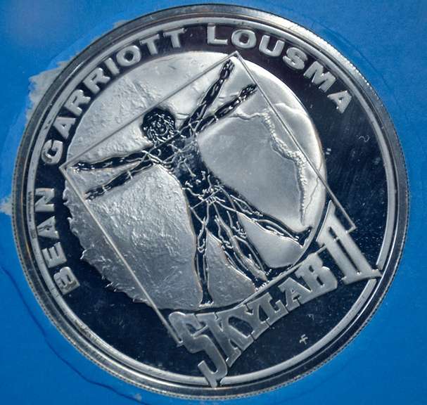 Lot Of 2 Sterling Silver Franklin Mint Medals