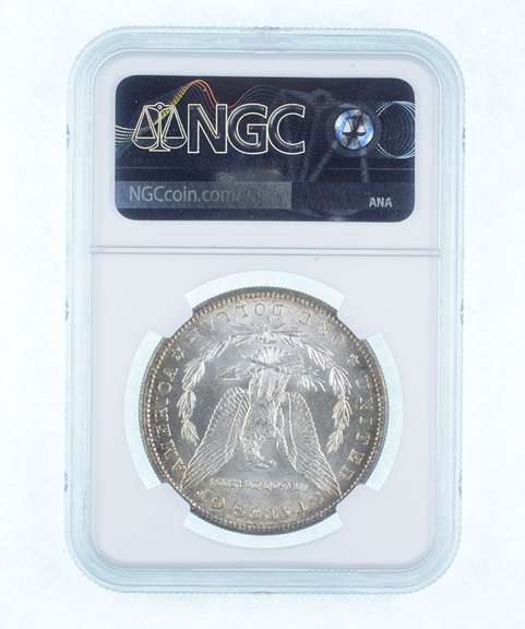 MS63 1882-S Morgan Silver Dollar - Redfield Hoard - Graded NGC